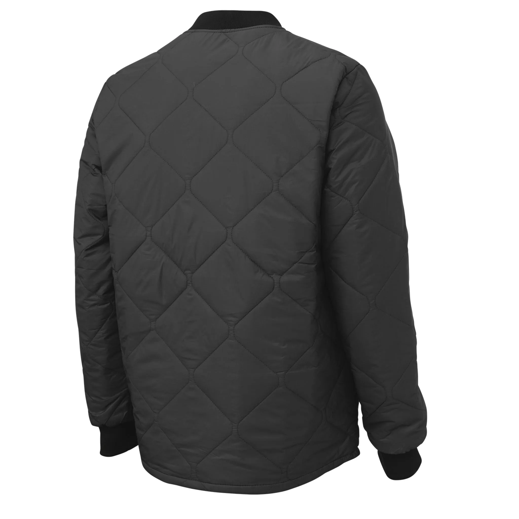 Tough Duck Men's Work Freezer Jacket WJ16 - Quilted Nylon with PrimaLoft® Insulation, Water Repellent, YKK Zip, Pockets, Durable | Sizes S-3XL