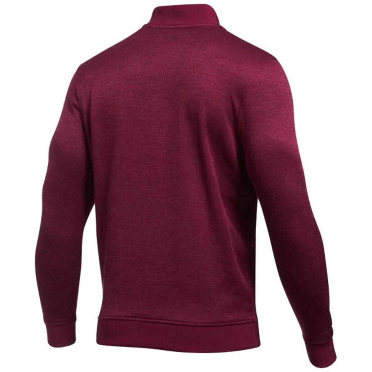 Under Armour Men's Black Currant Storm Herringbone Quarter Zip