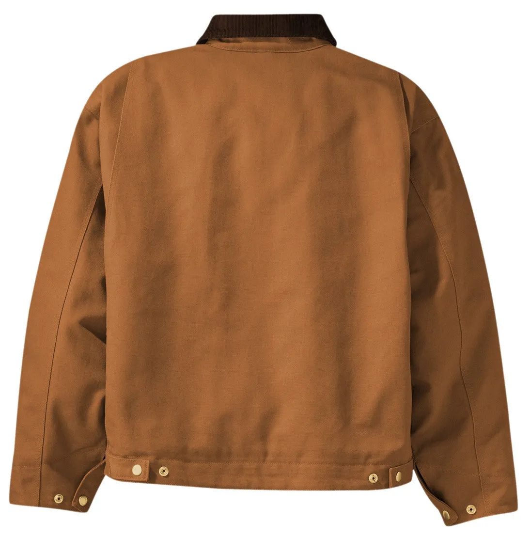 Waist Length Prairie Canvas Work Jacket in Duck Brown - Tall sizes available