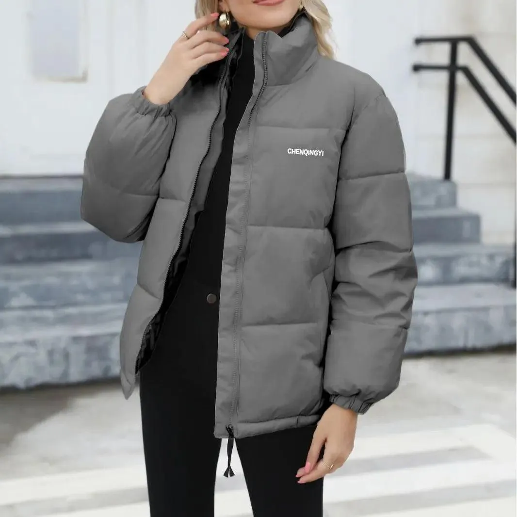 Women's Casual Windproof Down Cotton Columbia Winter Jackets for Comfort