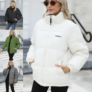 Women's Casual Windproof Down Cotton Columbia Winter Jackets for Comfort