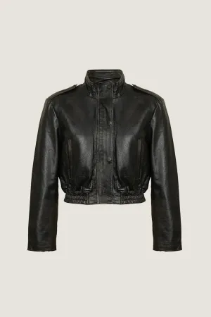 Women's Chic Fashion Leather Jacket