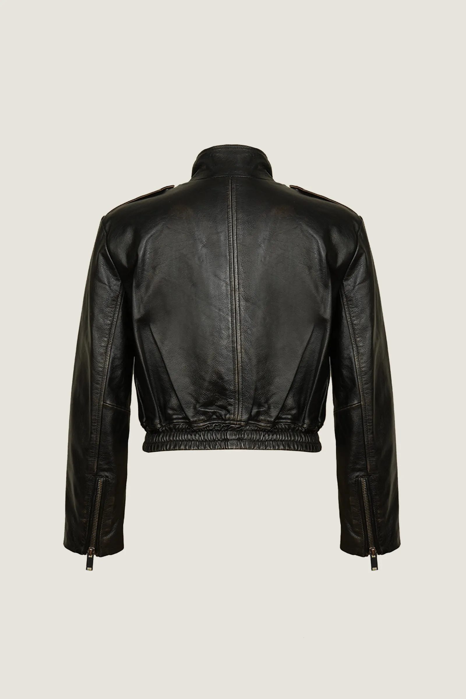Women's Chic Fashion Leather Jacket